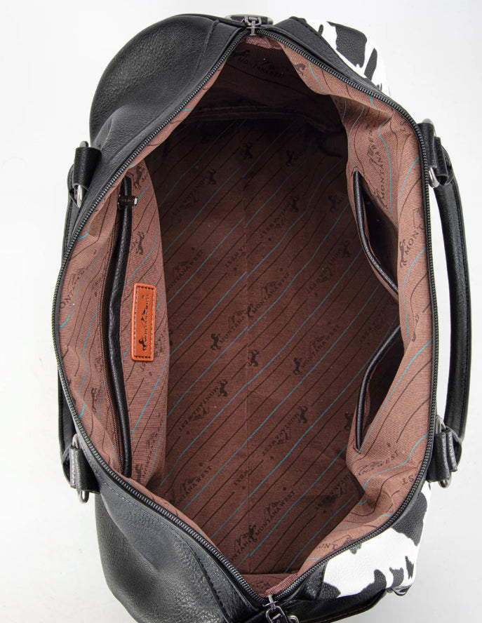 Montana West Tooled Collection Duffle Bag - Black