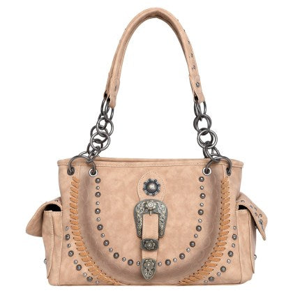 Montana West Buckle Collection Concealed Carry Satchel