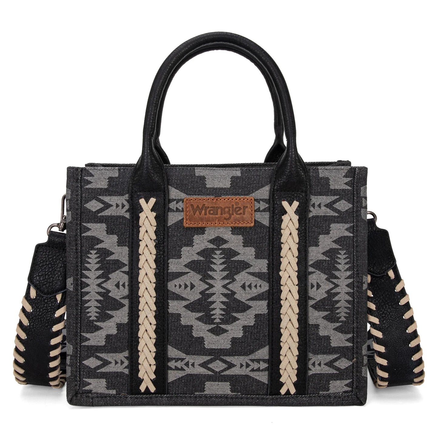 Wrangler Southwestern Print Small Canvas Tote/Crossbody - Jean (Copy)