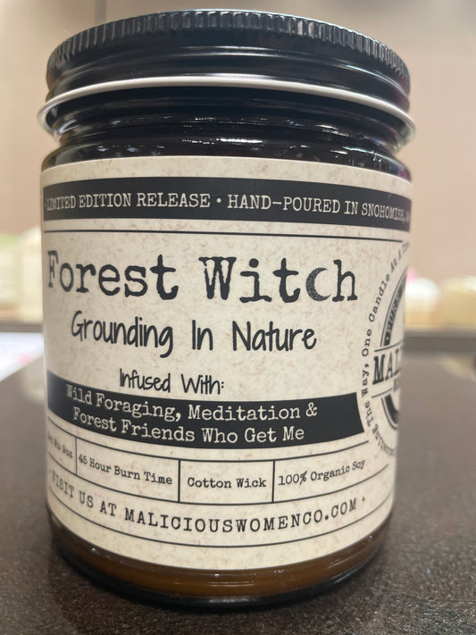 Forest Witch Grounding In Nature