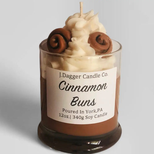 Cinnamon Buns Soy Dessert Candle, 12oz.