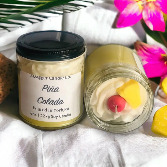 Mini Piña Colada Soy Dessert Candle