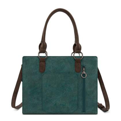 Wrangler Vintage Retro Cowboy Cool Print Concealed Carry Satchel/Crossbody