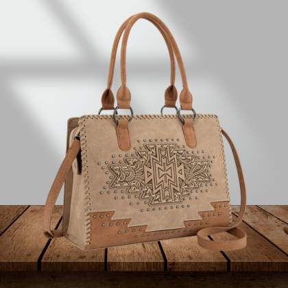 Montana West Tooled Aztec Concealed Carry Tote/Crossbody