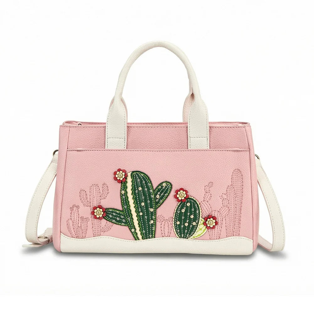 Montana West Cactus Embellished Crossbody Bag-Dark Pink