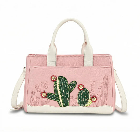 Montana West Cactus Embellished Crossbody Bag-Dark Pink