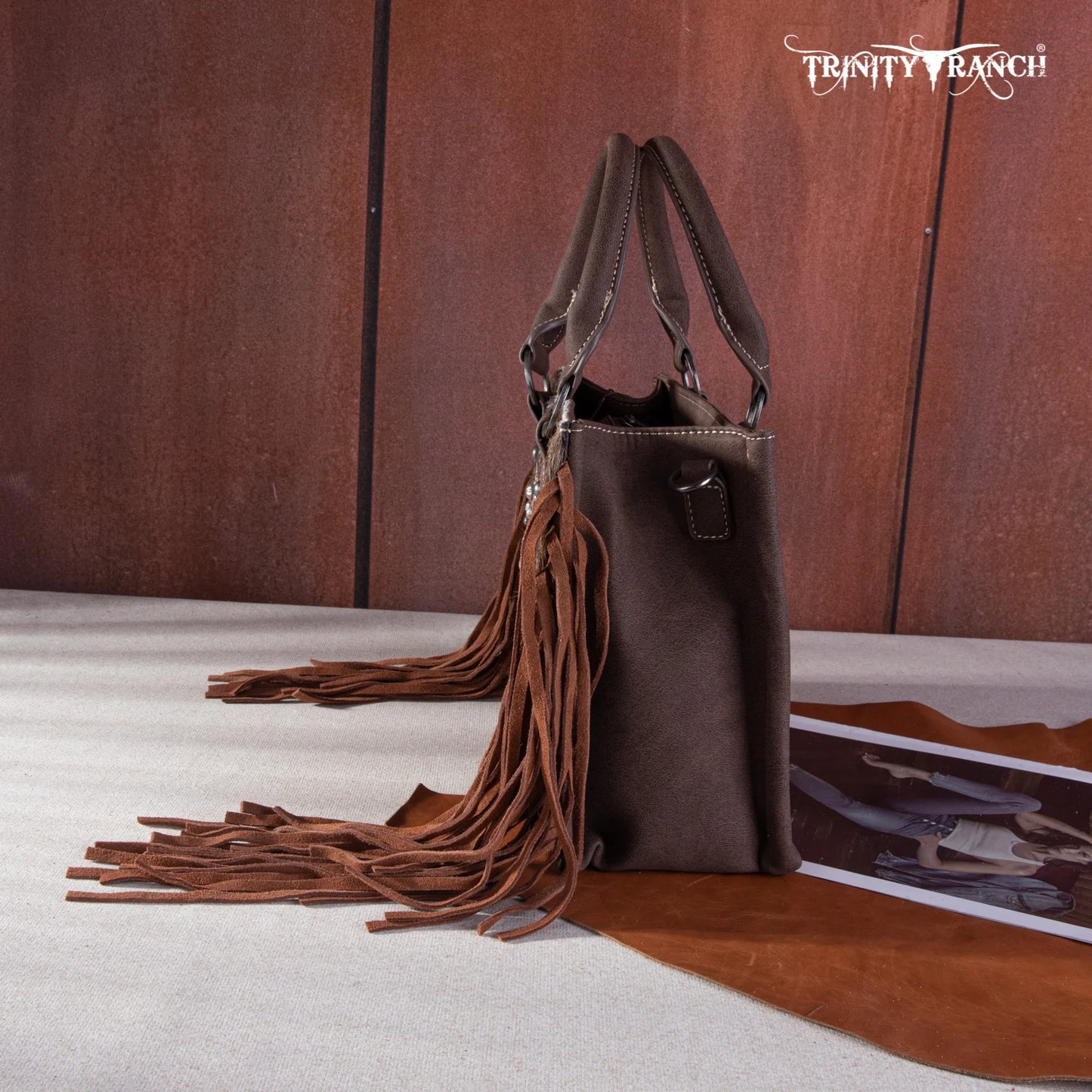 Trinity Ranch Hair On Cowhide Tote/Crossbody