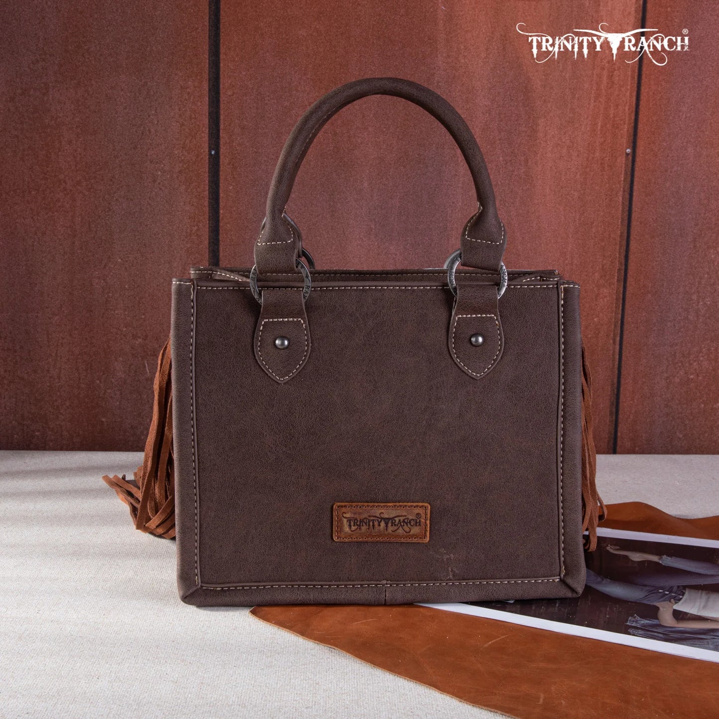 Trinity Ranch Hair On Cowhide Tote/Crossbody