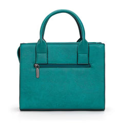 Wrangler Aztec Pattern Print -Tote/Crossbody -Turquoise