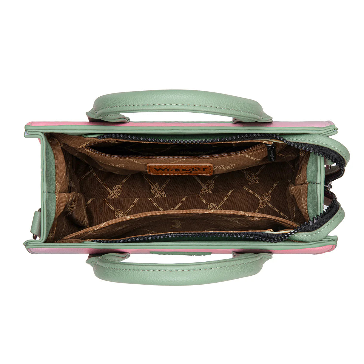 Wrangler Ombre Western Tote/Crossbody - Green