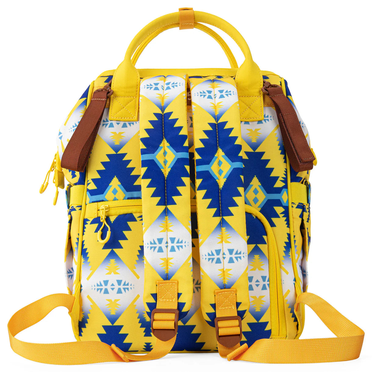 Wrangler Aztec Printed Callie Backpack - Yellow and Blue