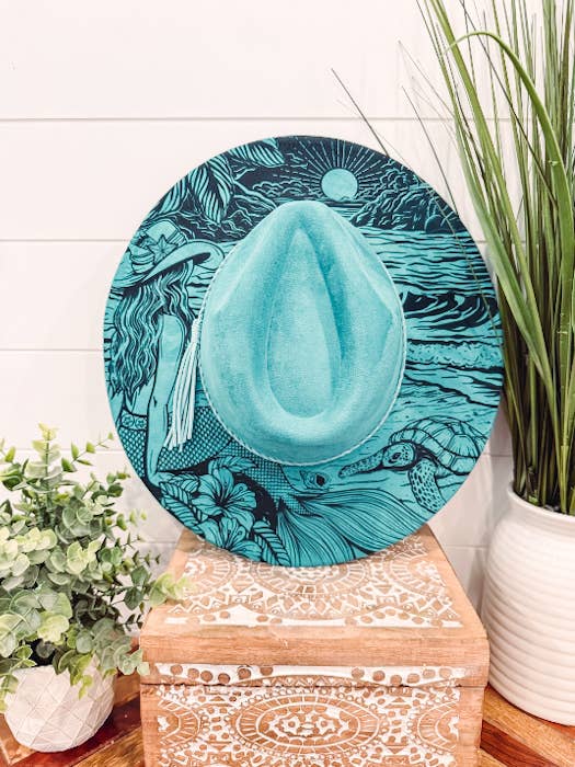 Engraved Coastal Cowgirl Hat
