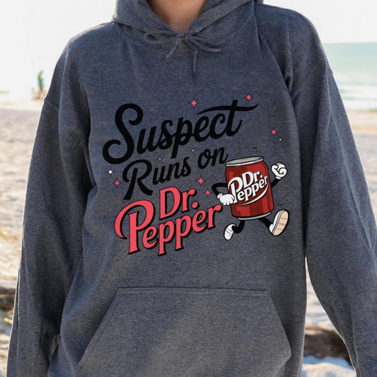 Suspect Runs on Dr Pepper
