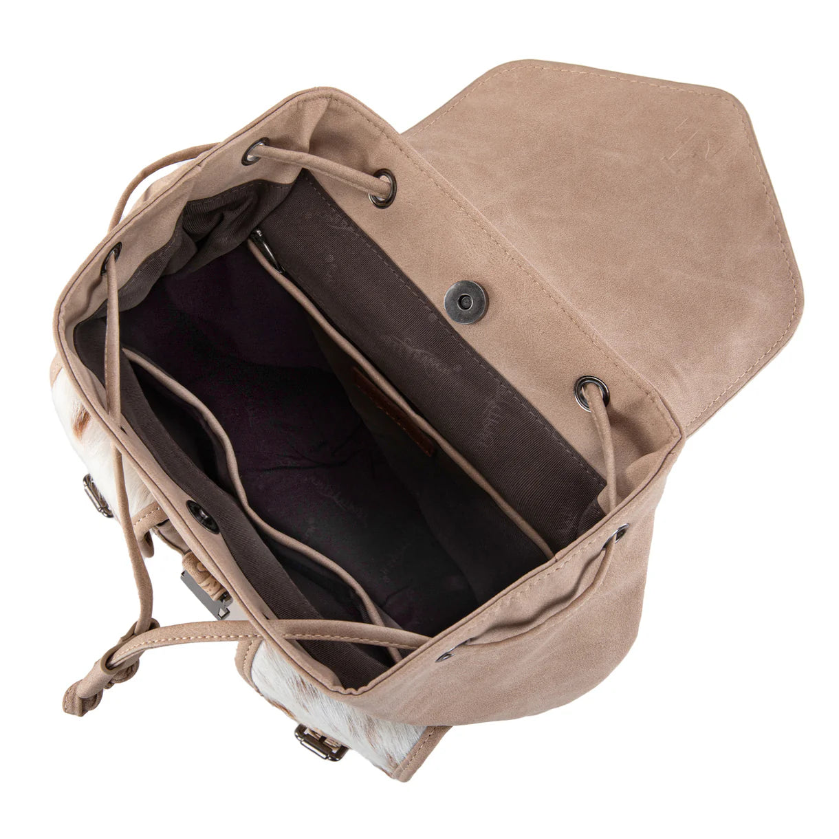 Trinity Ranch Genuine Hair-On Cowhide Tooled Backpack